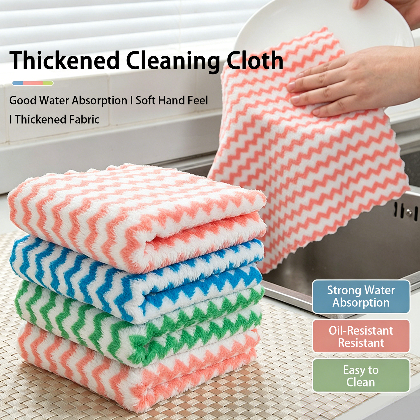 Microfiber Kitchen Cleaning Cloth