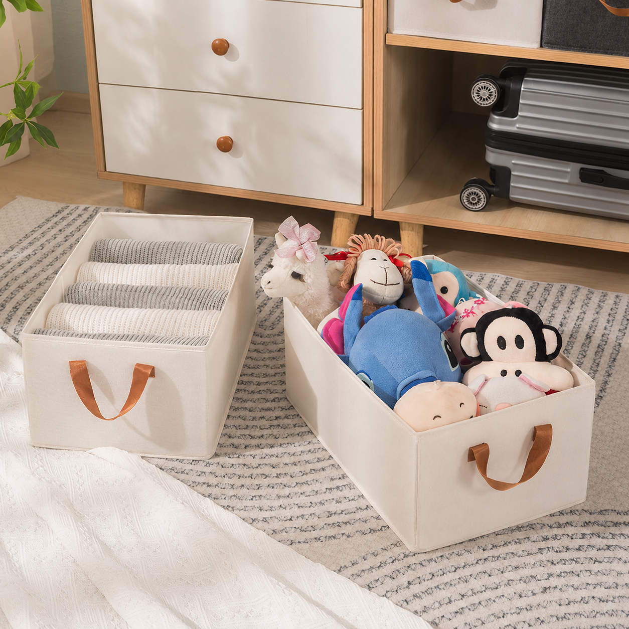 Large Fabric Storage Basket