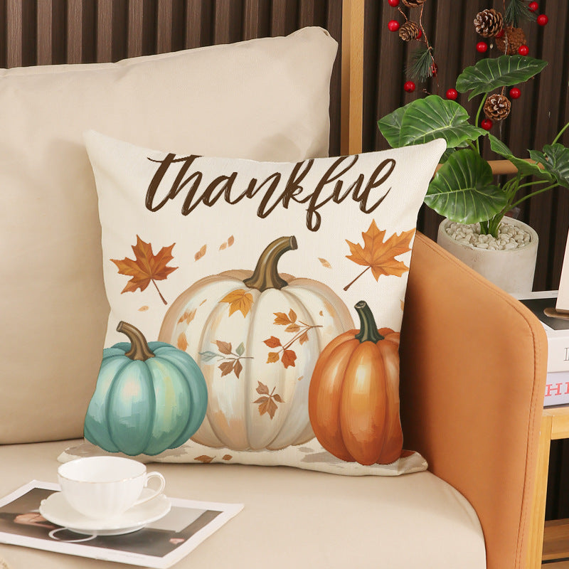 Plush Pumpkin Decorative Pillow
