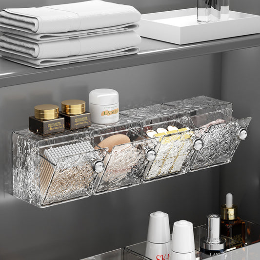 Transparent Bathroom Storage Organizer